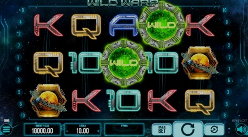 Играть Wild Warp от Synot в казино 1Win