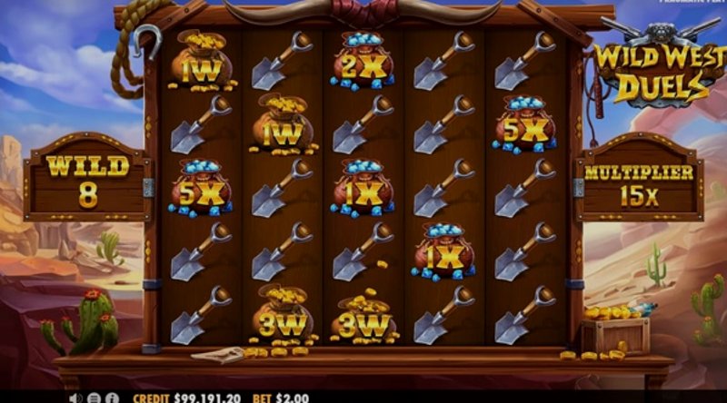 Играть Wild West Duels от Pragmatic в казино 1Win