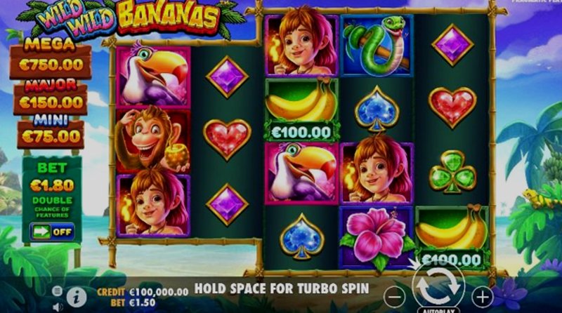 Играть Wild Wild Bananas от Pragmatic в казино 1Win