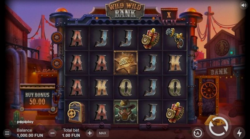 Играть Wild Wild Bank от Popiplay в казино 1Win