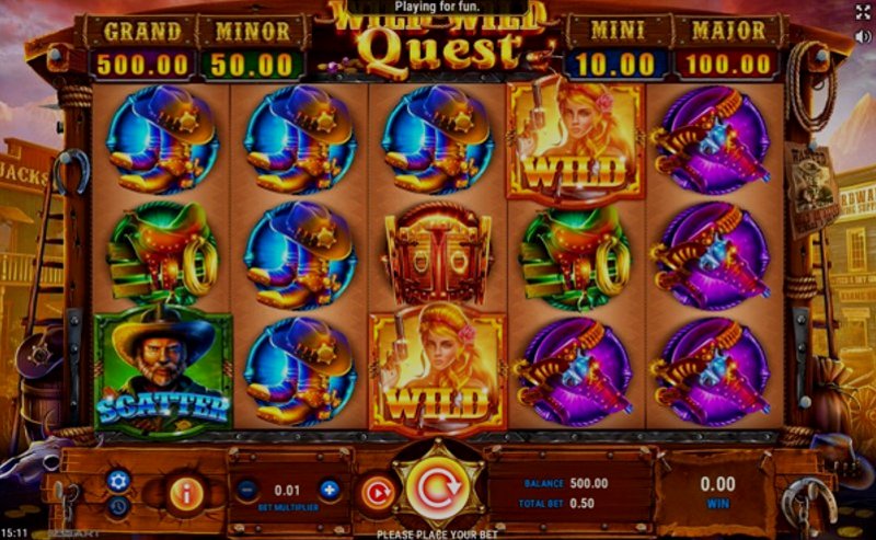Играть Wild Wild Quest от Gameart в казино 1Win