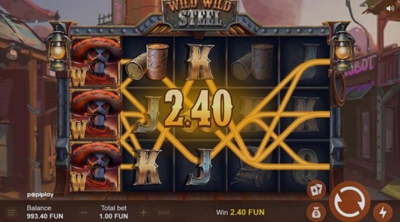 Играть Wild Wild Steel от Popiplay в казино 1Win