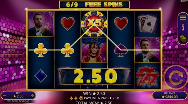 Играть Wild Wild Vegas от Booming в казино 1Win