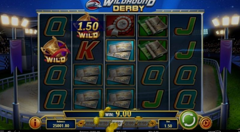 Играть Wildhound Derby от Playn Go в казино 1Win