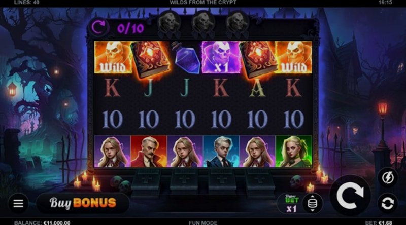Играть Wilds from the Crypt от Kalamba в казино 1Win