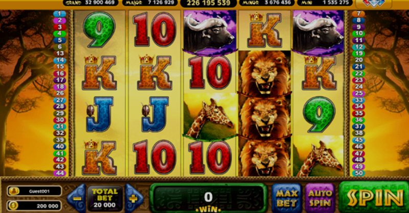 Играть Africa от Belatra в казино 1Win
