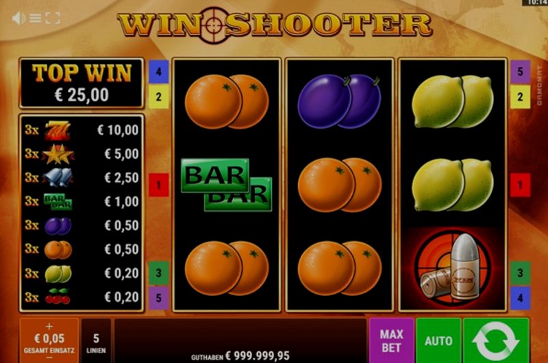 Играть Win Shooter от Gamomat в казино 1Win