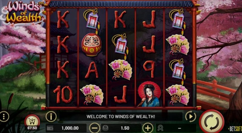 Играть Winds of Wealth от Betsoft в казино 1Win