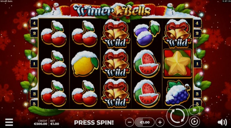 Играть Winter Bells от Hollegames в казино 1Win