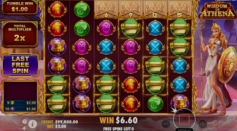Играть Wisdom of Athena от Pragmatic в казино 1Win