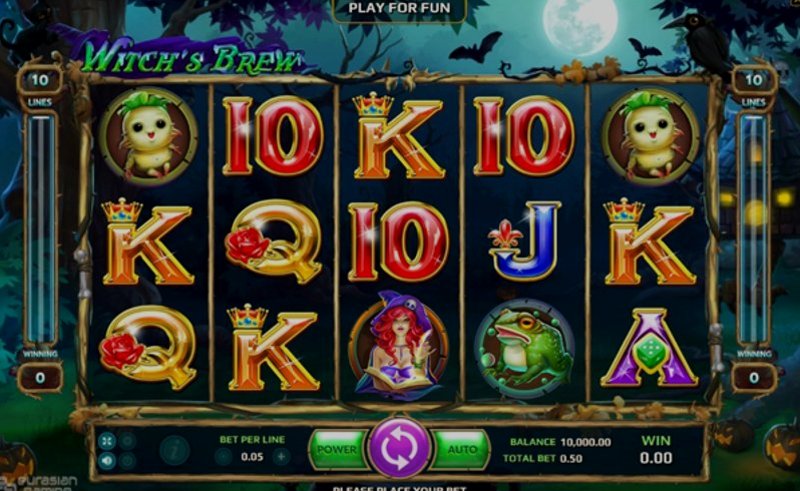 Играть Witchs Brew от Eurasian Gaming в казино 1Win