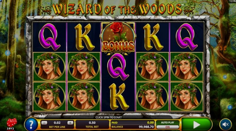 Играть The Woods от Bally Wulff в казино 1Win