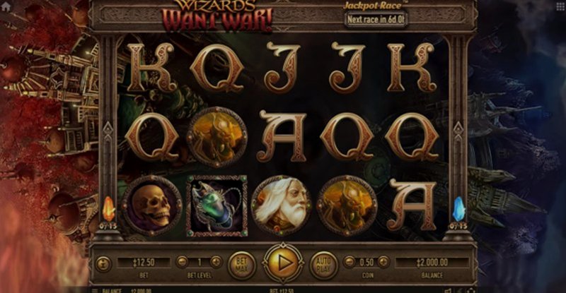 Играть Wizards Want War! от Habanero в казино 1Win