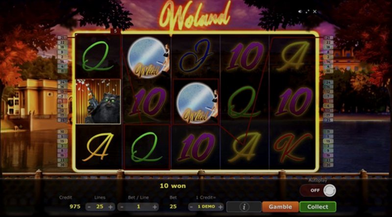 Играть Woland от 5 Men Gaming в казино 1Win