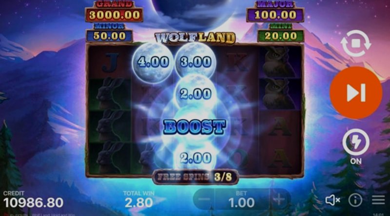 Играть Wolf Land: Hold and Win от Playson в казино 1Win