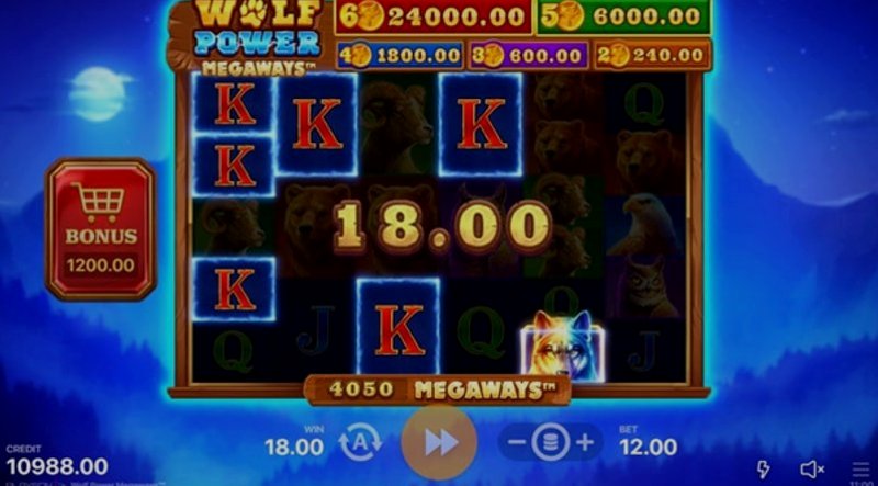 Играть Wolf Power Megaways от Playson в казино 1Win