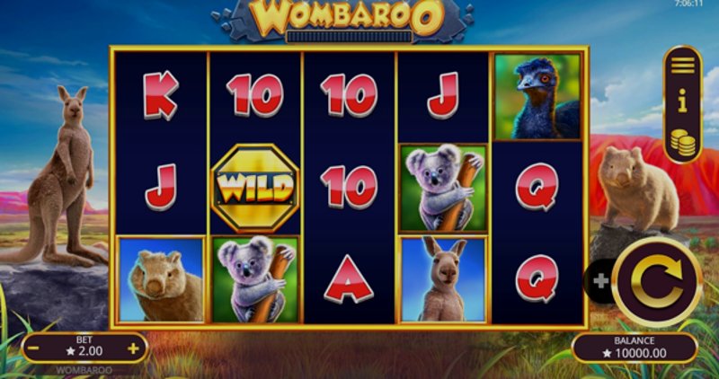 Играть Wombaroo от Booming в казино 1Win