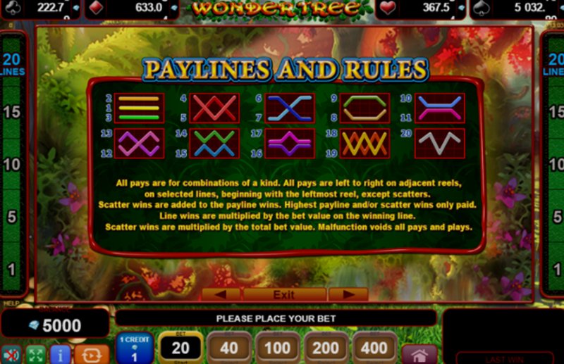 Играть Wonder Tree от Amusnet Interactive в казино 1Win