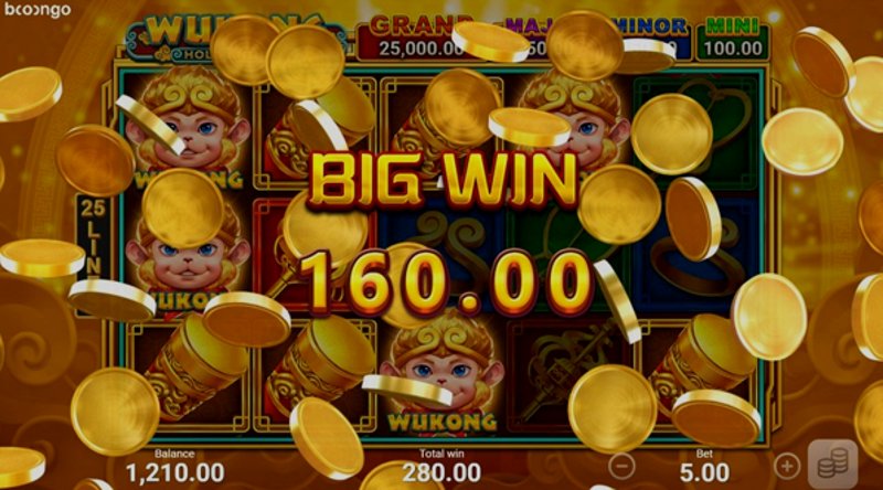 Играть Wukong от Booongo в казино 1Win