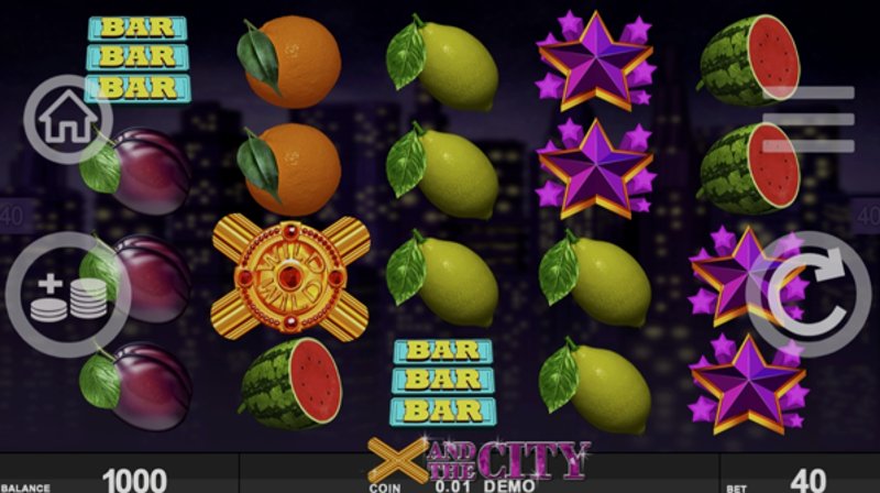 Играть X And The City от Spinthon в казино 1Win