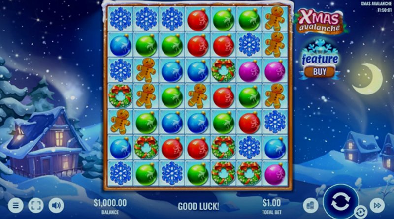 Играть Xmas Avalanche от Platipus в казино 1Win