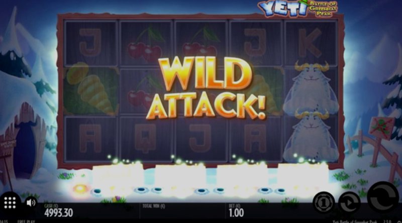 Играть Yeti Battle of Greenhat peak от Thunderkick в казино 1Win