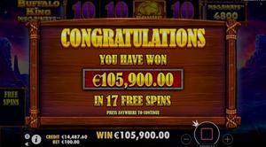 Buffalo King Megaways 1Win